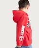 image 3 of Disney Pixar Cars Hooded Zip Up Jacket in Red