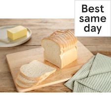 Tesco Crusty White Farmhouse Sliced Bread 400G