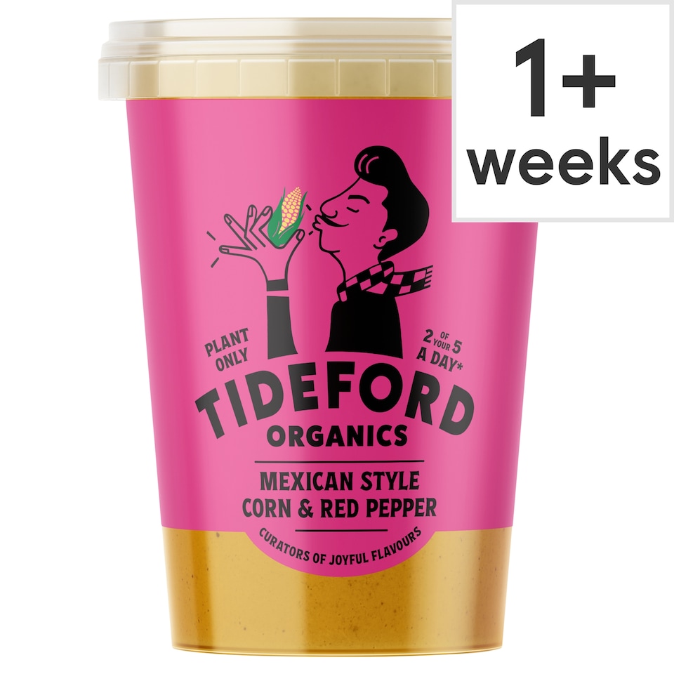 image 1 of Tideford Organics Mexican Corn & Red Pepper Soup 560g