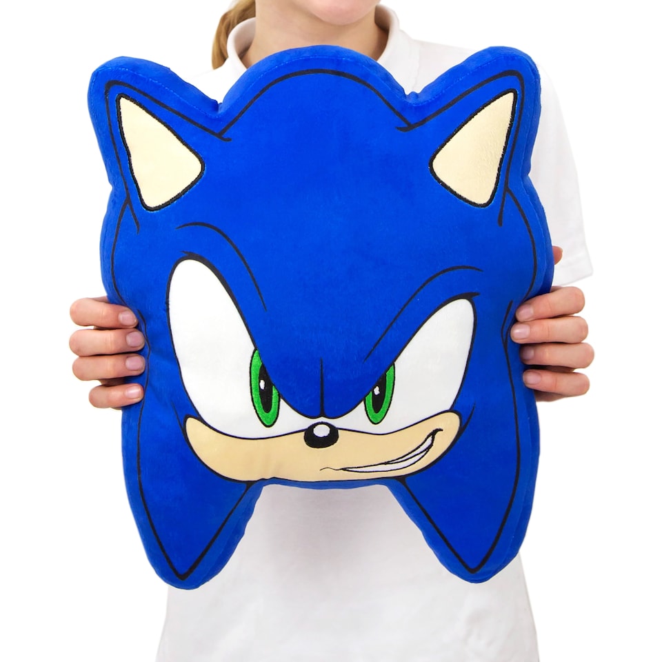 image 1 of SONIC SHAPED CUSHION