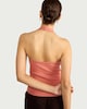 image 3 of F&F Cotton Rich Halter Neck Top in Brick