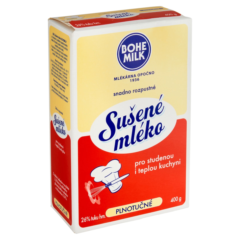 obrázok 1 z Bohemilk Sušené mlieko plnotučné 400 g