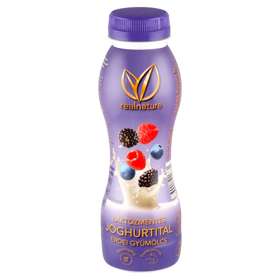 Real Nature Lactose Free Berry Yogurt Drink 300 g