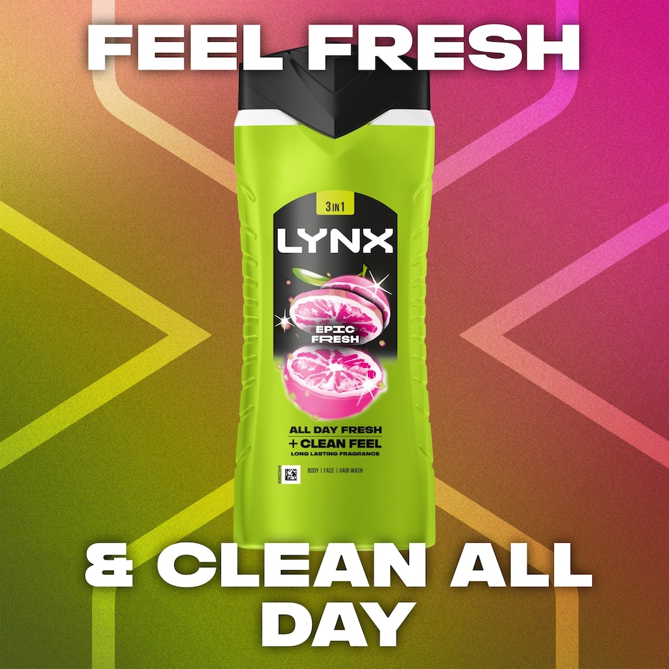 image 1 of Lynx Epic Fresh Shower Gel 500Ml