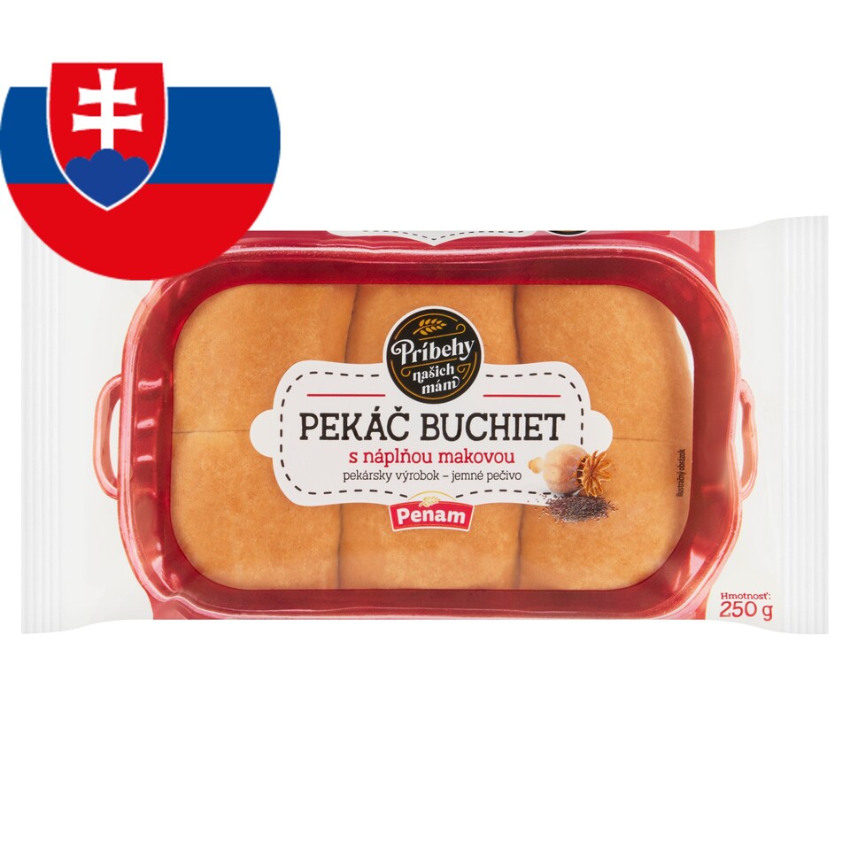 obrázok 1 z Penam Pekáč buchiet s náplňou makovou 250 g