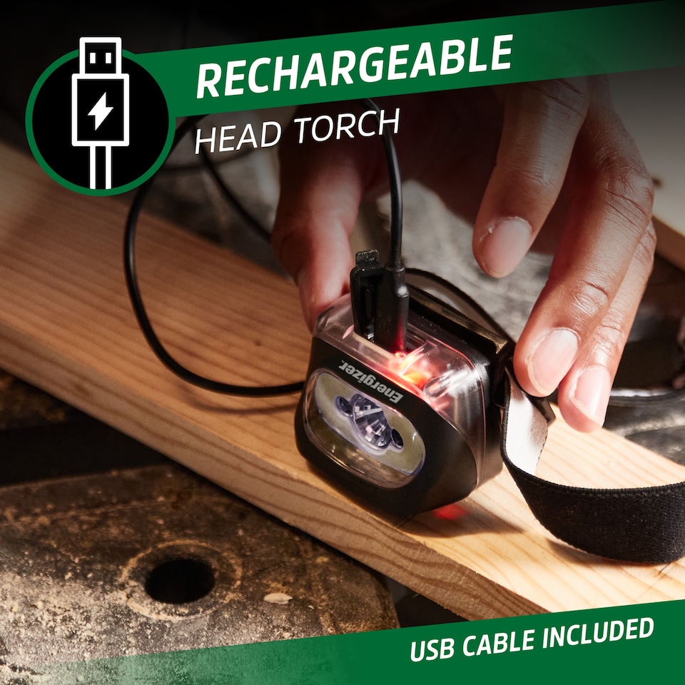 image 1 of Energizer Rechargable Headlight