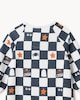 image 4 of F&F Baby Cotton Rich Halloween Boo Crew Sleepsuit in Black