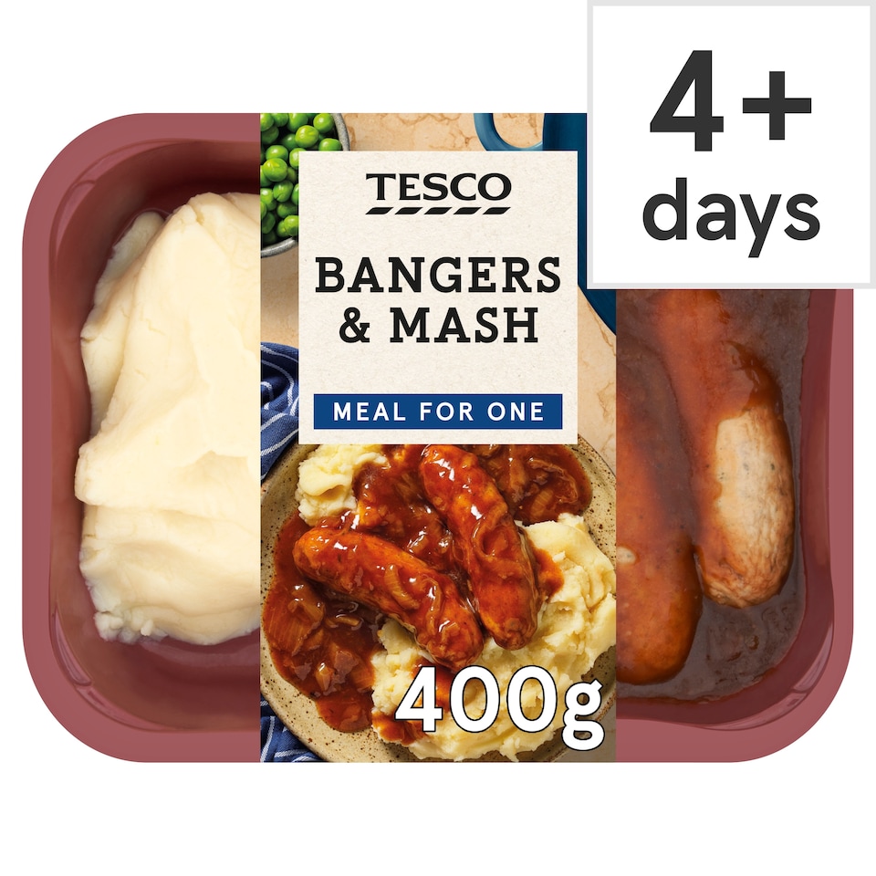 Tesco Bangers & Mash 400G