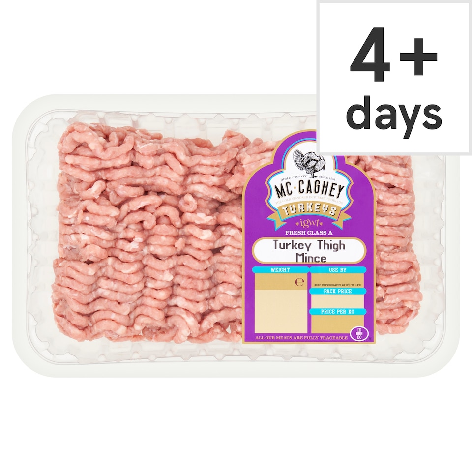 Mccaghey Turkey Thigh Mince 500G