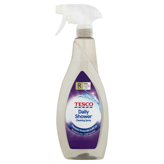 Tesco Daily Shower Cleaning Spray 750Ml Tesco Groceries