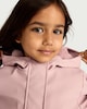 image 2 of F&F Girls Hooded Raincoat in Pink