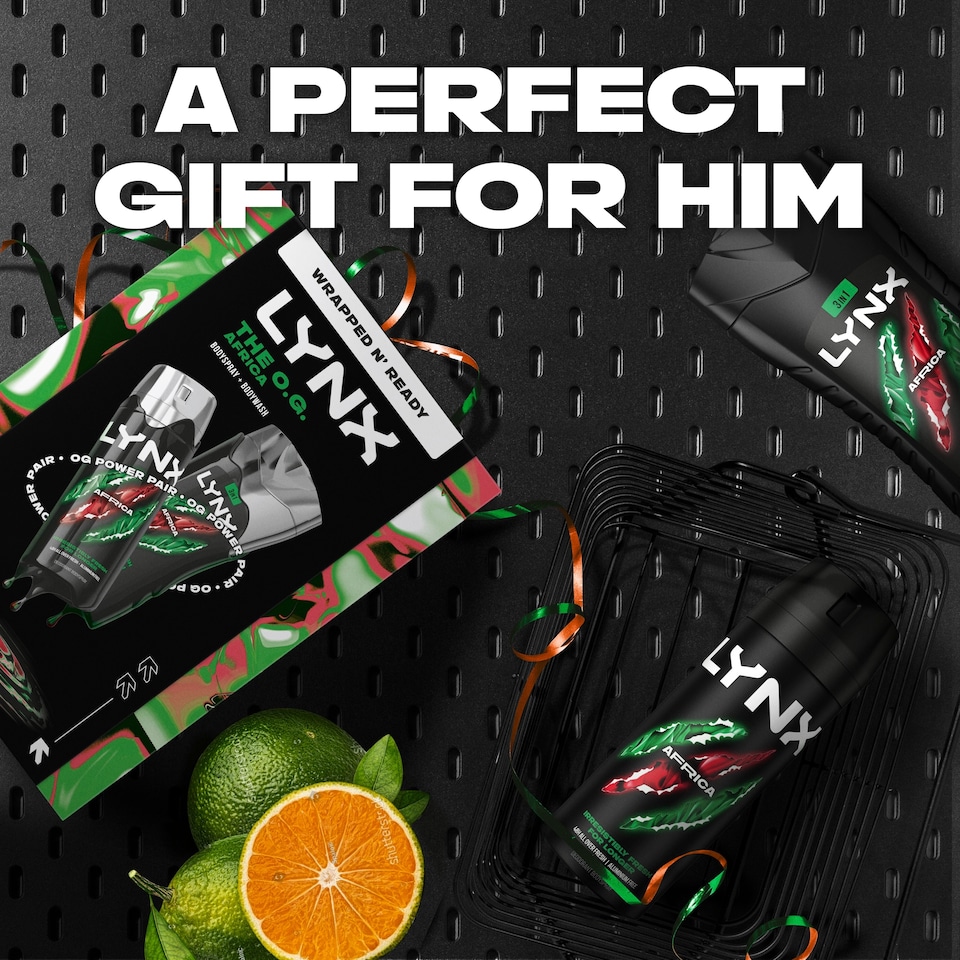 image 1 of Lynx The O.G. Africa Bodyspray & Bodywash Gift Set