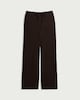 image 4 of F&F Textured Wide Leg Trousers in Brown