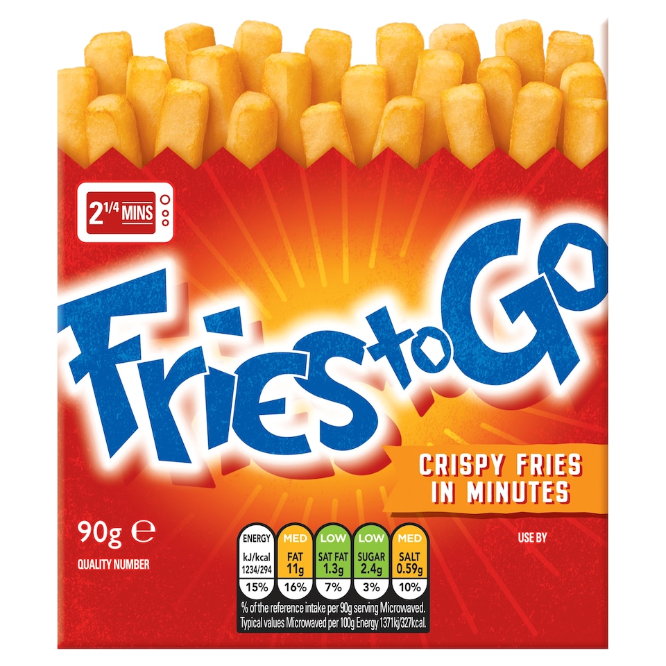 Fries To Go Crispy Fries 90G