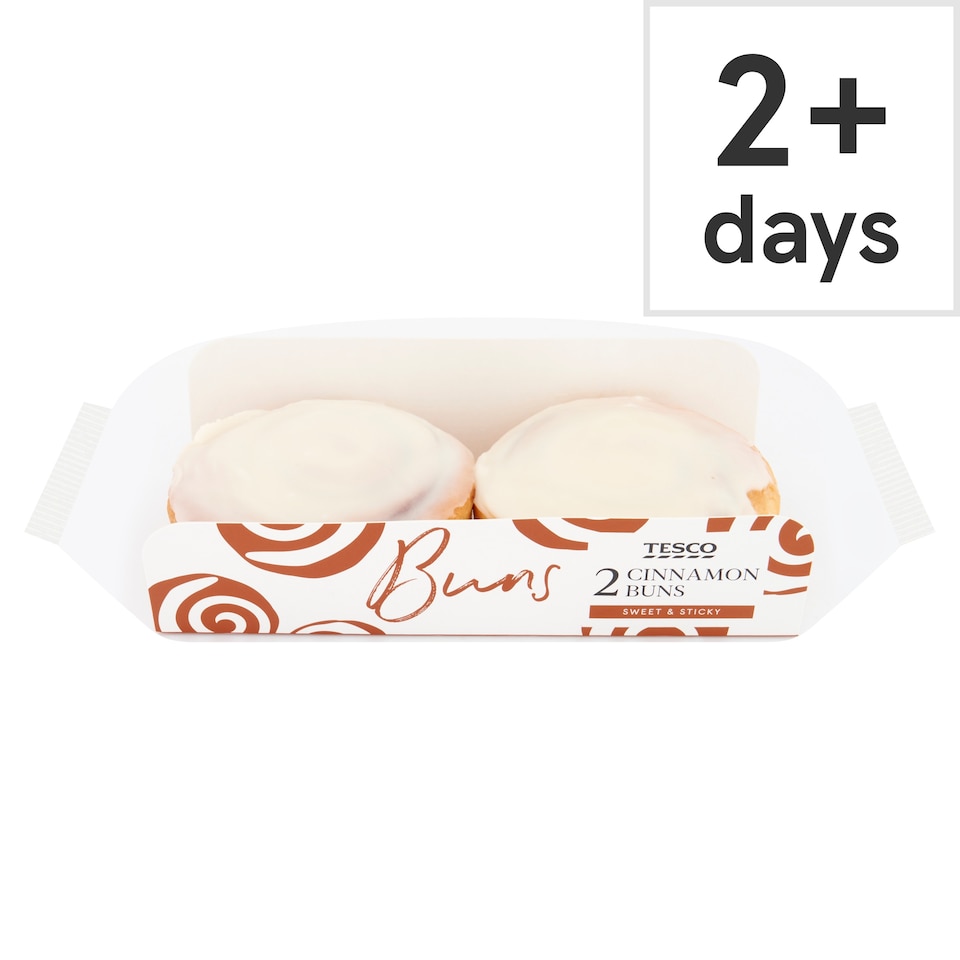 Tesco Cinnamon Buns 2 Pack