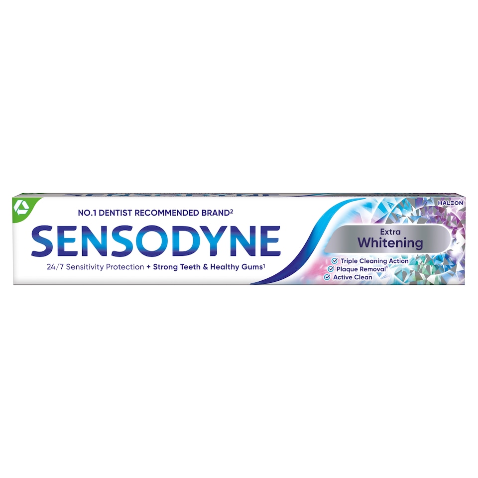 Sensodyne Extra Whitening Toothpaste with Fluoride 75 ml