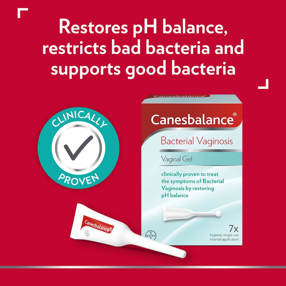 image 1 of Canesten Canesbalance BV Treatment Vaginal Gel 7s