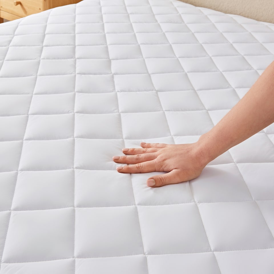 image 1 of Silentnight Cool Genie White Mattress Topper - Super King
