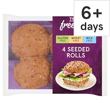 Tesco Free From Seeded Rolls 4 Pack