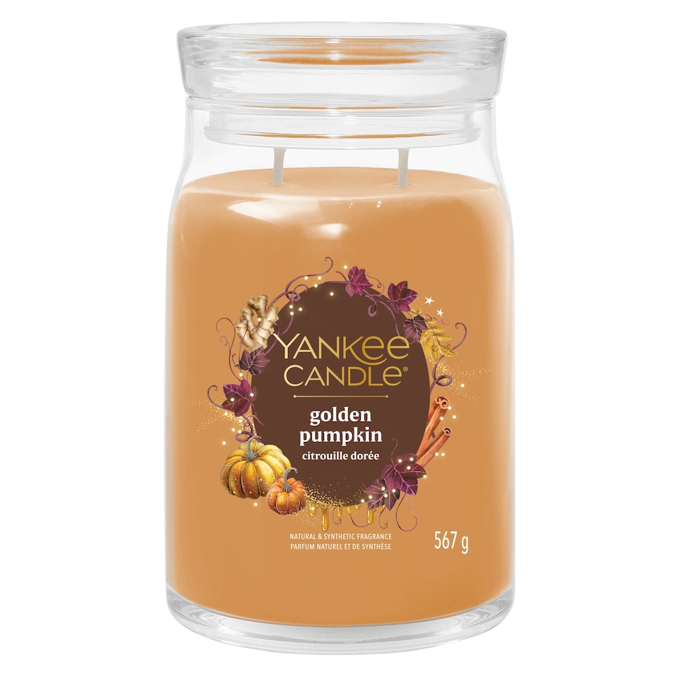 image 1 of Yankee Candle Signature Large Jar Golden Pumpkin 567g