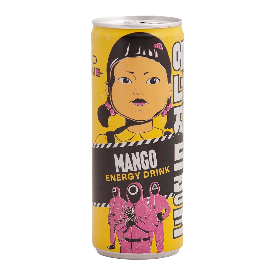 SQUID GAME Energy Drink Mango 0,25 l