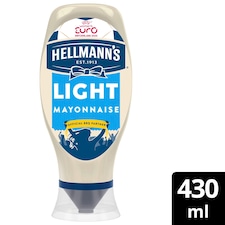 Hellmann's Light Mayonnaise Squeezy 430ml