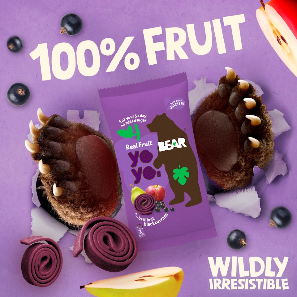 image 1 of Bear Blackcurrant Yoyo Multipack 5X20g