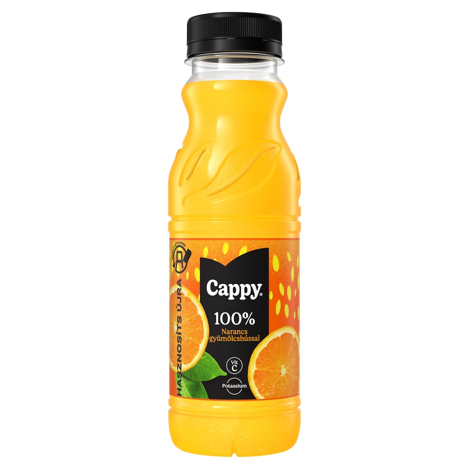 Cappy 100% narancslé gyümölcshússal 330 ml