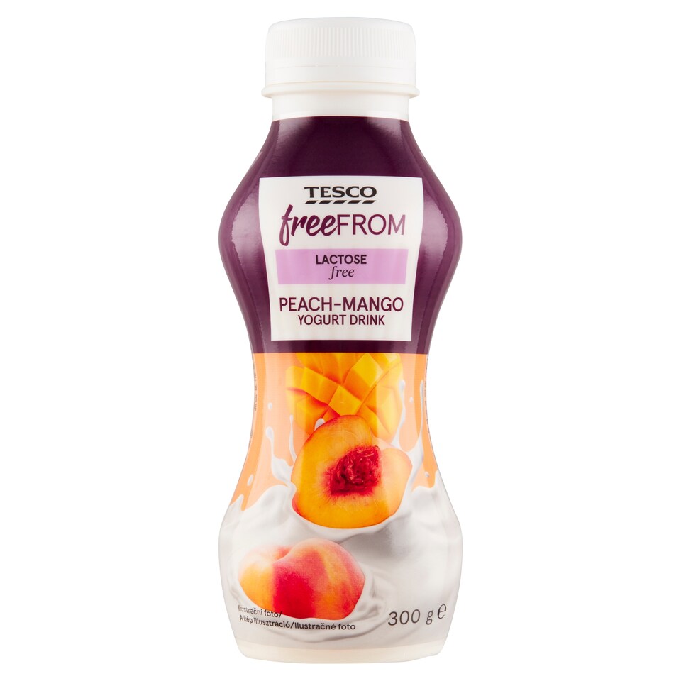 Tesco Free From Jogurtový nápoj broskvovo-mangový 300g