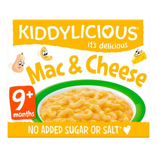 Kiddylicious Mac And Cheese With Vegetable 180G Tesco Groceries