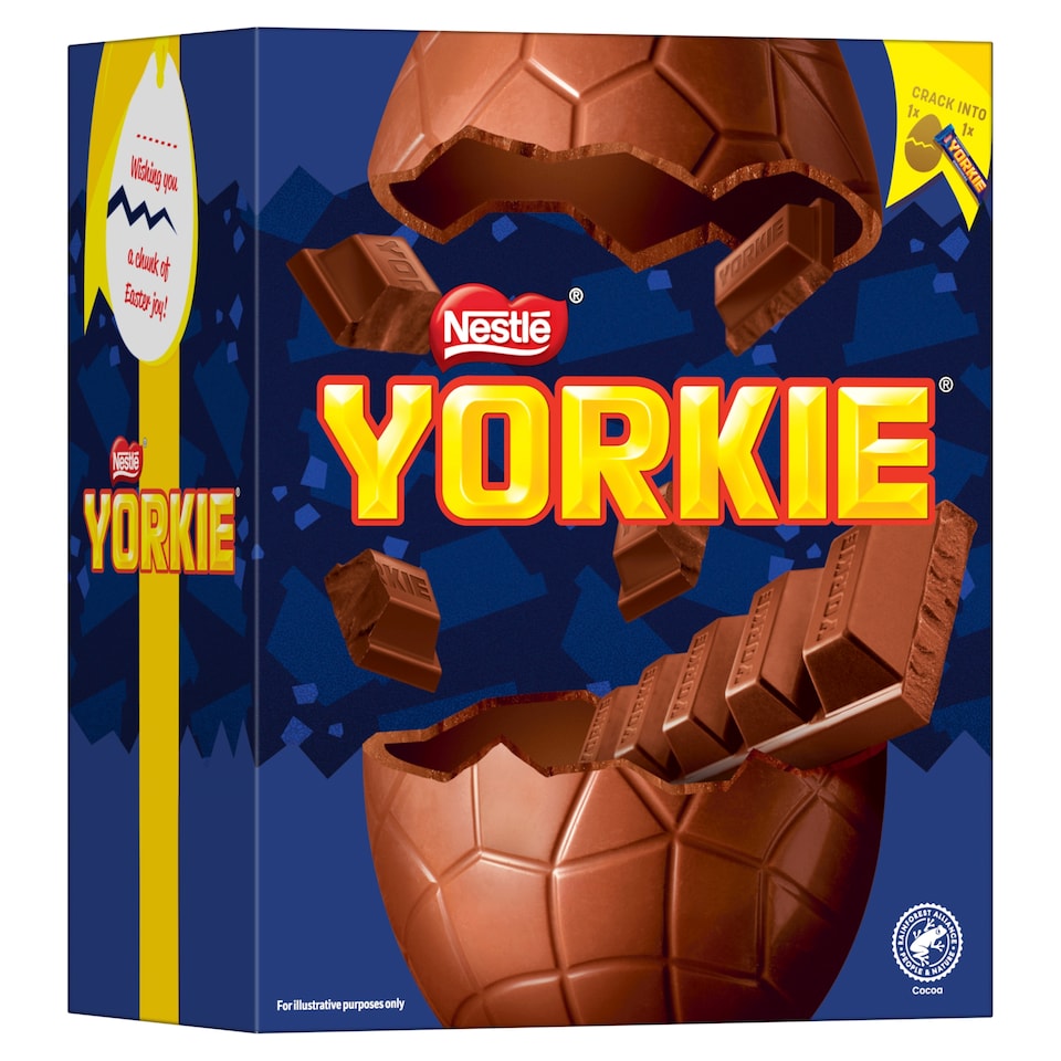 image 1 of Yorkie Milk Chocolate Easter Egg 196G