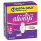 obrázok 2 z Always Platinum Hygienické Vložky Super (Veľkosť 2) 42 Vložiek