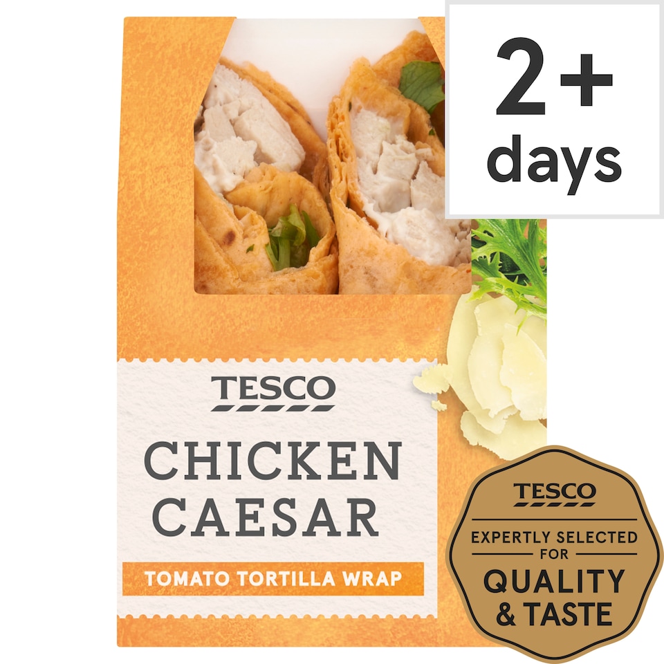 Tesco Chicken Caesar Wrap