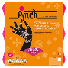 Pinch Majestic Chicken Tikka Masala & Jewelled Rice 400g