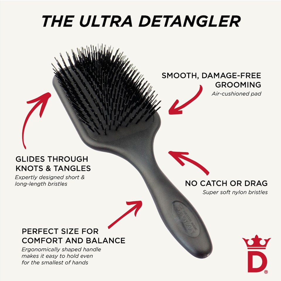 image 1 of Denman D90l Tangle Tamer Hairbrush