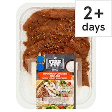 Tesco Fire Pit Shawarma Chicken Sizzlers with a Yogurt & Mint sauce 300g