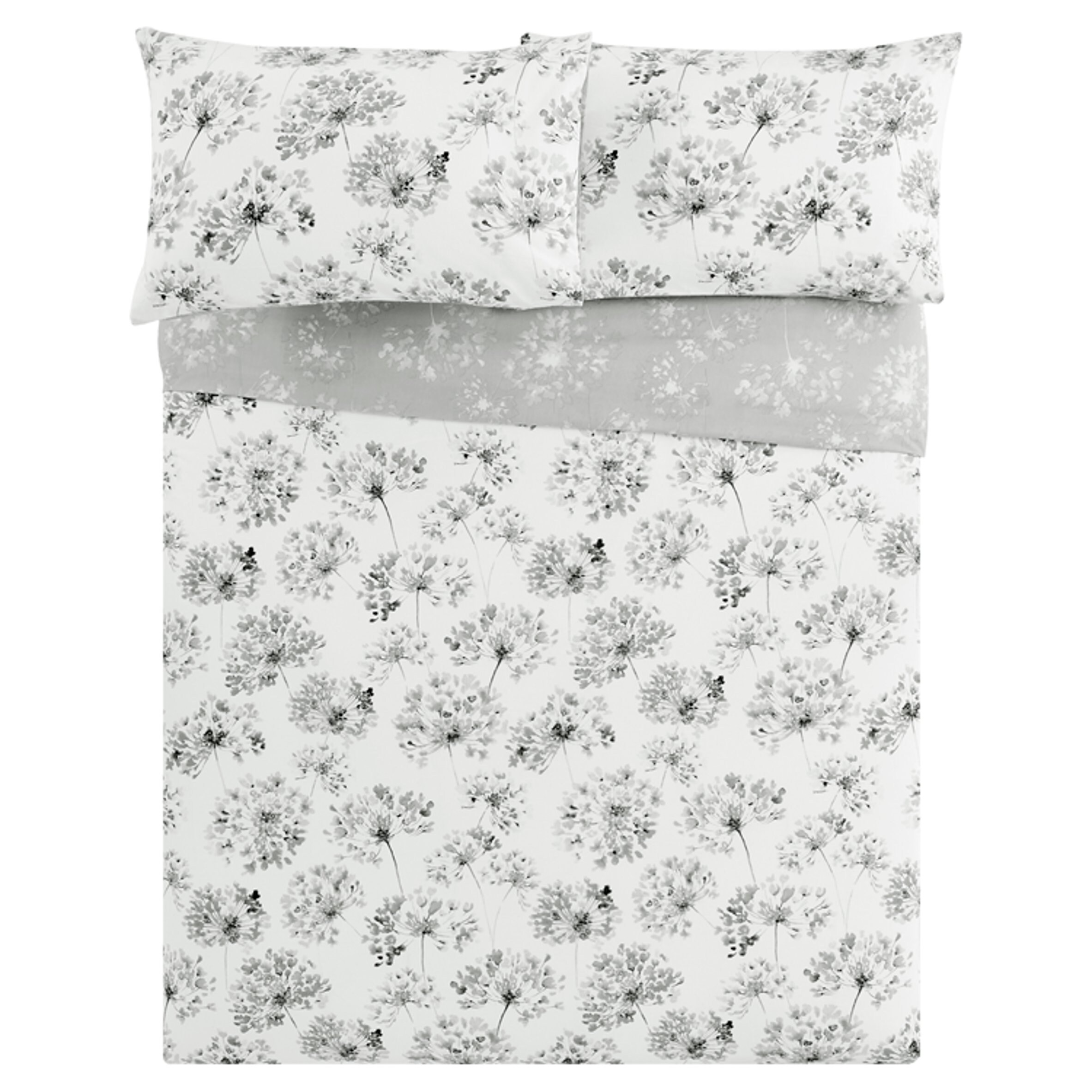 Tesco 2 Standard Pillowcases Black Tesco 2 Standard Pillowcases Black