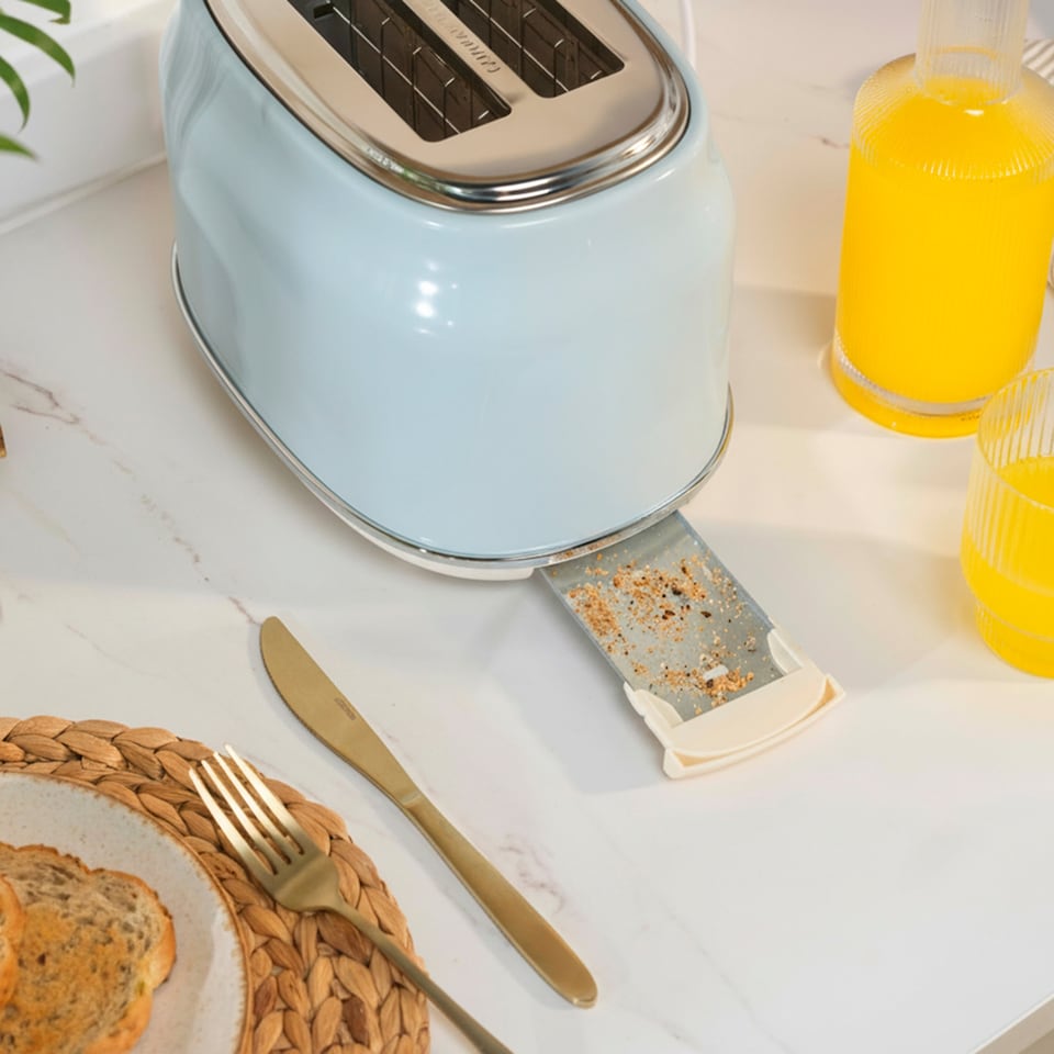 image 1 of SALTER Blue Retro 2 Slice Toaster