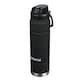 image 2 of Sistema Blue Lagoon and Black Soft Touch Grip Water Bottle 709ml Assorted