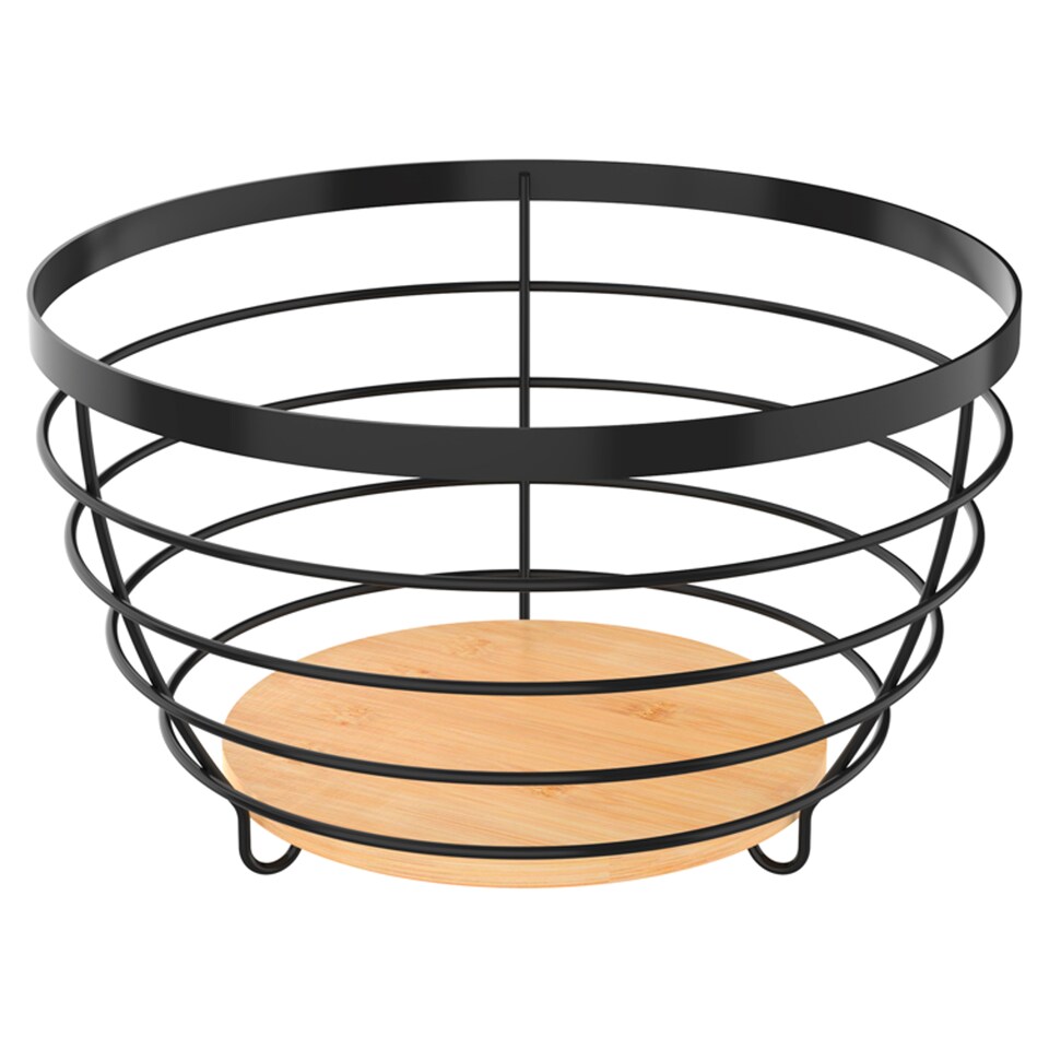 Tesco Round Wire Fruit Basket