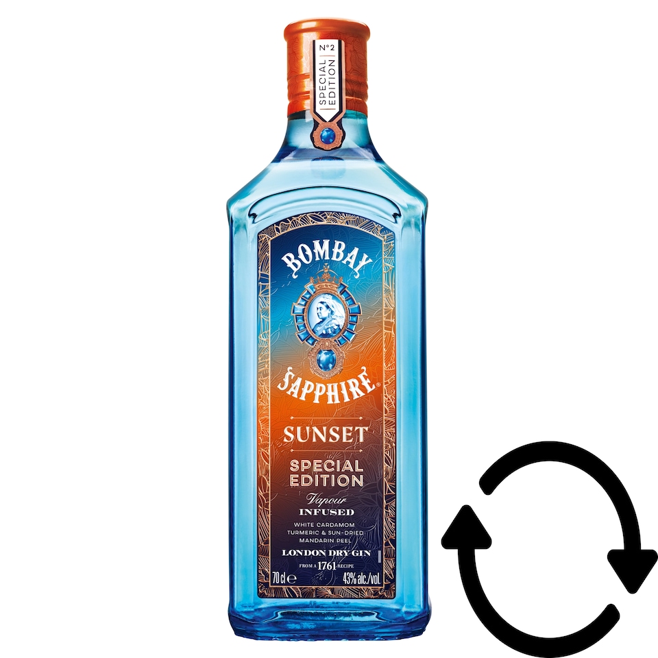 Bombay Sapphire Sunset Special Edition London Dry gin 43% 700 ml
