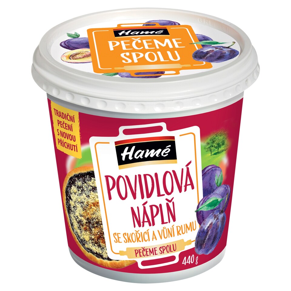 Hamé Plum Filling with Cinnamon and Rum Flavor 440g