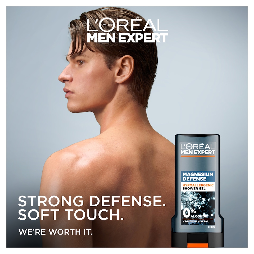 image 1 of L'Oreal Men Expert Magnesium Shower Gel 400Ml