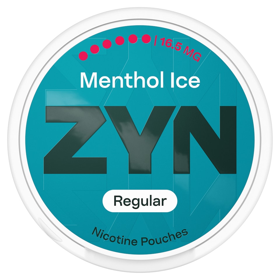 ZYN Menthol Ice Nicotine 16.5mg x 20 Pouches 14g