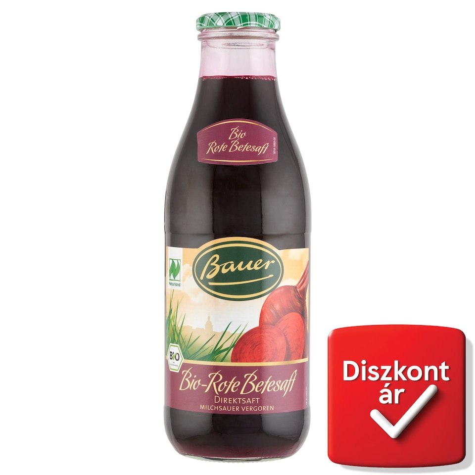 Bauer bio céklalé 980 ml