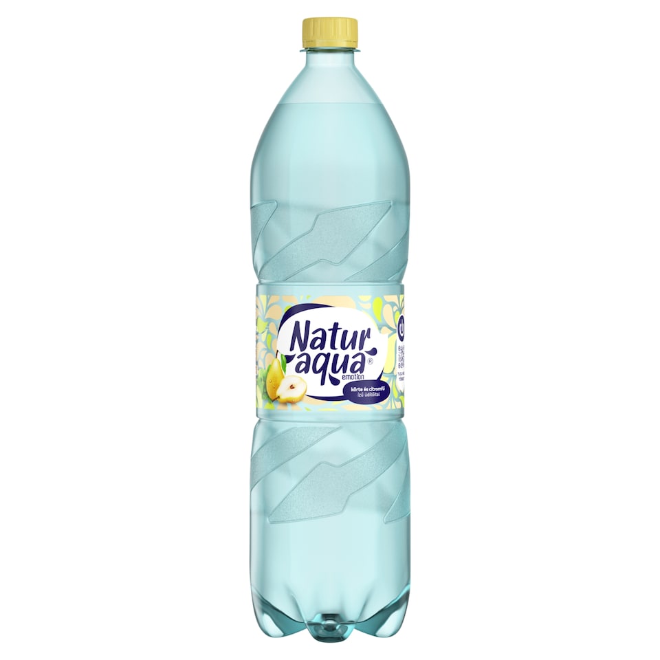 NaturAqua Emotion körte és citromfű ízű szénsavas üdítőital 1,5 l