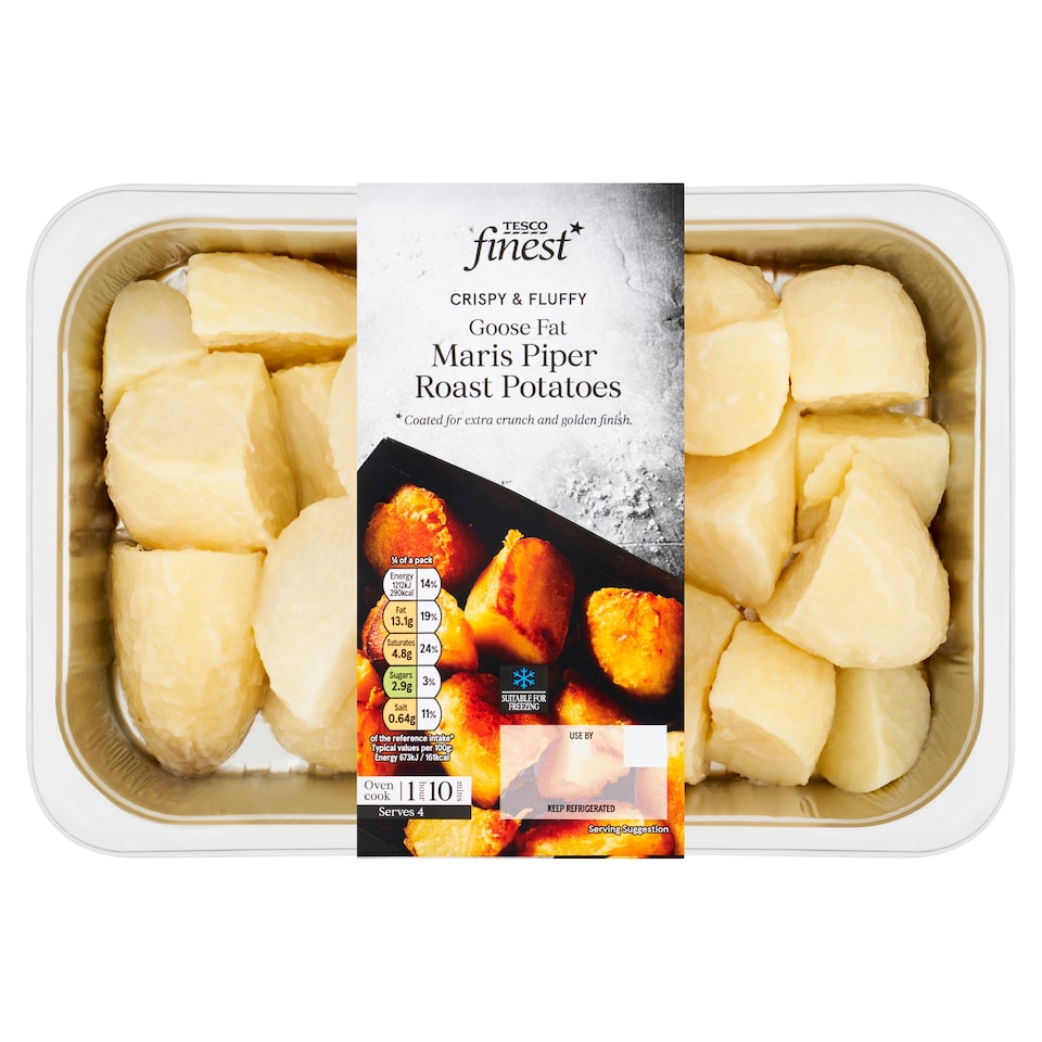 Tesco Finest Maris Piper Roast Potatoes With Goose Fat 800g