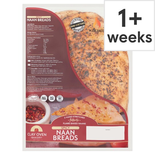 clay-oven-bakery-2-flame-baked-spicy-naan-breads-360g-tesco-groceries