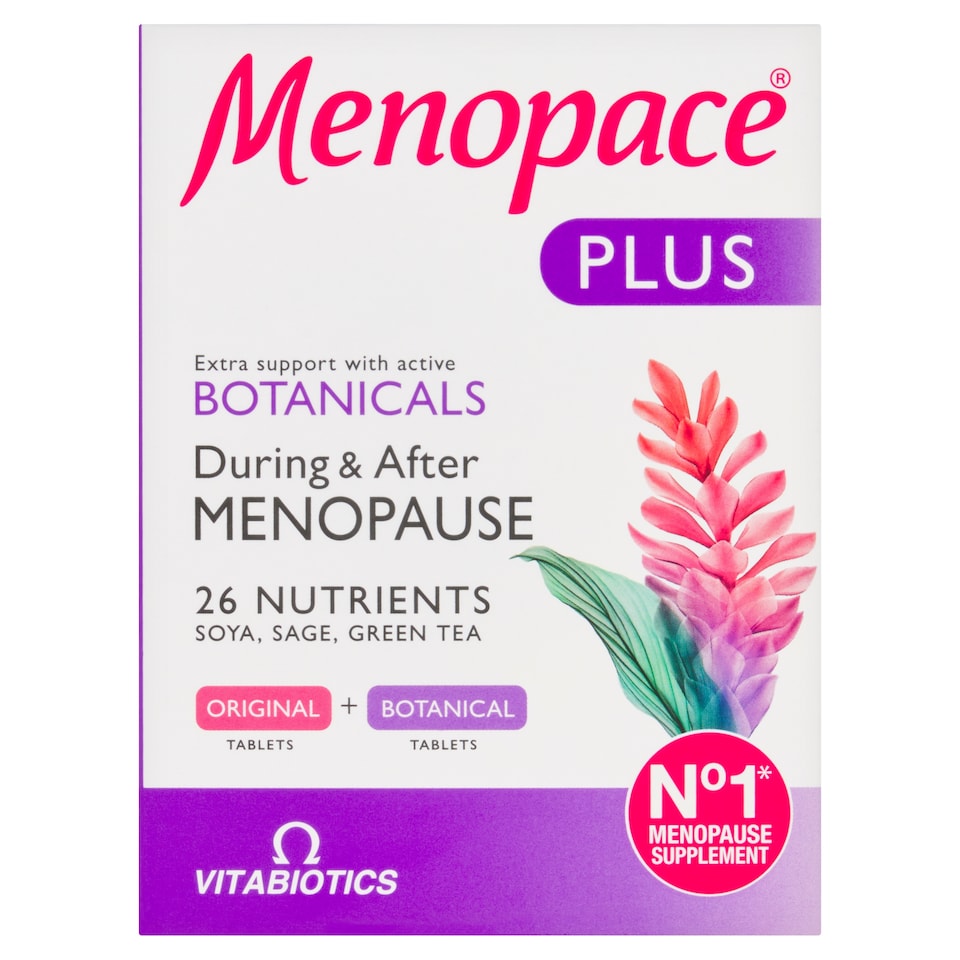 Vitabiotics Menopace Plus Vitamin & Mineral Dual Pack 56s
