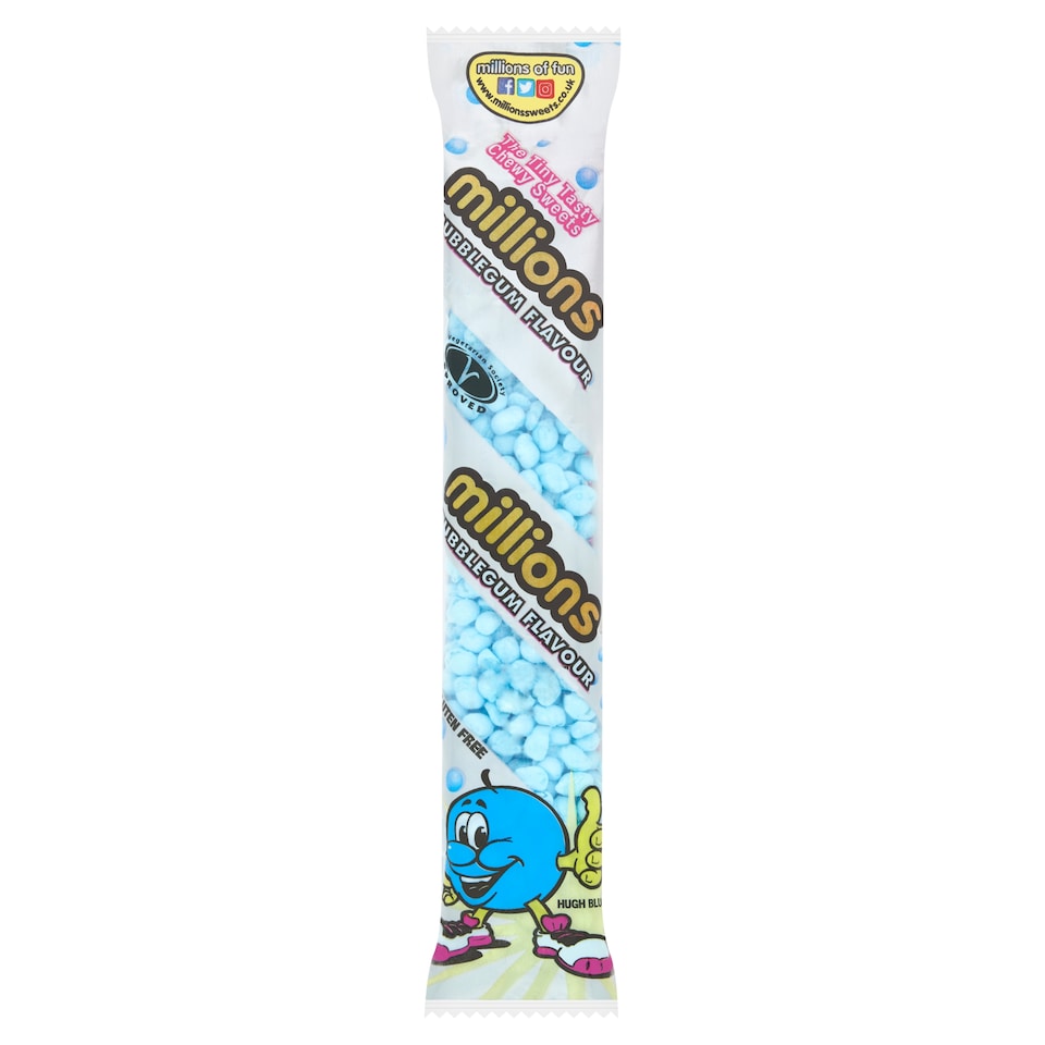 Millions Bubblegum Flavour Chewy Sweets 55g